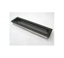 Каминная решетка Kratki 11x42 черная/хром пористая