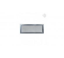 Каминная решетка Kratki 22x45 графитовая с жалюзи