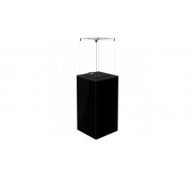 Газовый нагреватель Kratki PATIO MINI/M/G31/37MBAR/CZ - черное стекло, с ручным управлением
