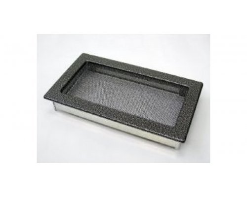 Каминная решетка Kratki 17x30 черная/хром пористая