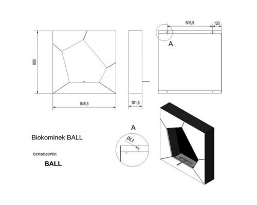 Биокамин Kratki BALL