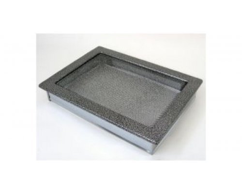 Каминная решетка Kratki 22x30 черная/хром пористая