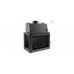 Каминная топка Kratki с водяным контуром Zuzia/PW/BL/19/W(стекло слева)
