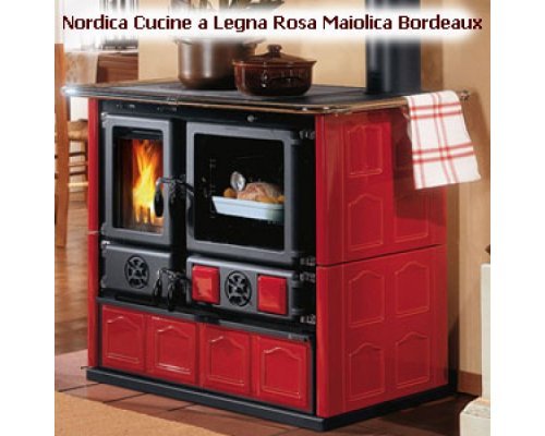 Отопительно-варочная печь La Nordica Rosa Maiolica (майолика)