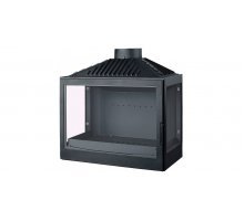 Каминная топка Liseo Castiron LCI 007 GFLR, два боковых стекла