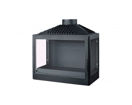 Каминная топка Liseo Castiron LCI 007 GFLR, два боковых стекла