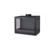 Каминная топка Liseo Castiron LCI 007 GFLR Flat top, два боковых стекла