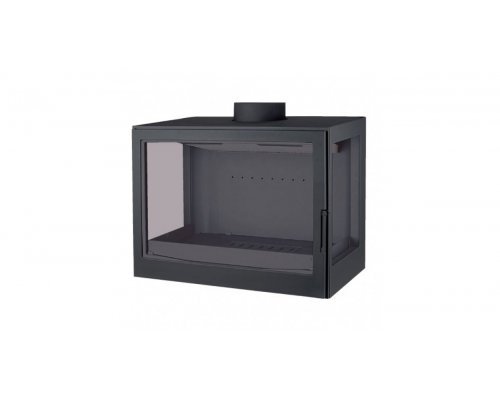 Каминная топка Liseo Castiron LCI 007 GFLR Flat top, два боковых стекла