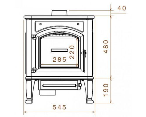 Отопительная печь Liseo Castiron LCI Premium