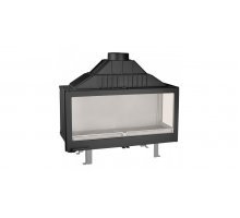 Каминная топка Liseo Castiron LCI 11 GFR, стекло справа