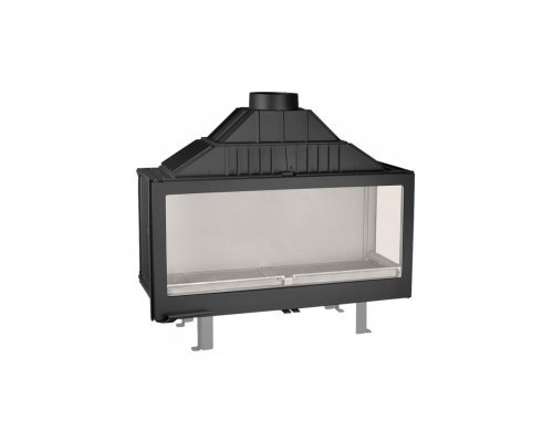 Каминная топка Liseo Castiron LCI 11 GFR, стекло справа