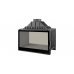 Каминная топка Liseo Castiron LCI 9 GDF BG, двусторонняя, черное стекло