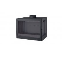 Каминная топка Liseo Castiron LCI 007 GFR Flat top, стекло справа