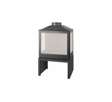 Отопительная печь Liseo Castiron LCI 5 GFLR Stove, два боковых стекла
