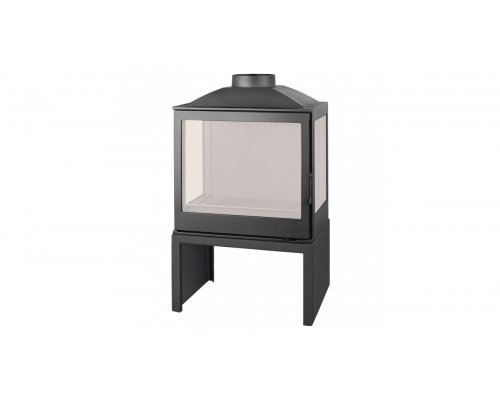 Отопительная печь Liseo Castiron LCI 5 GFLR Stove, два боковых стекла