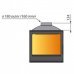 Каминная топка Liseo Castiron LCI 5 GDF BG, двусторонняя, черное стекло