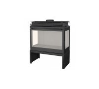 Отопительная печь Liseo Castiron LCI 9 GFLR Stove, два боковых стекла