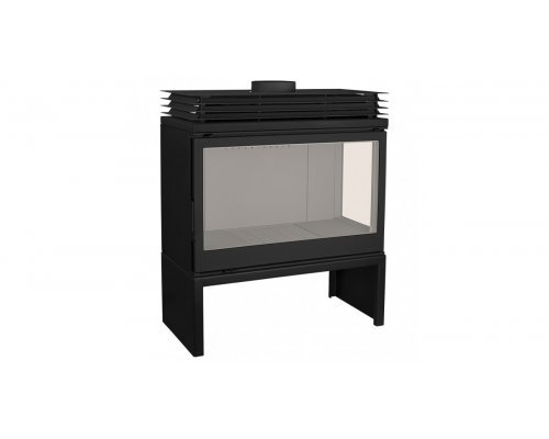 Отопительная печь Liseo Castiron LCI 9 GFR Stove, стекло справа