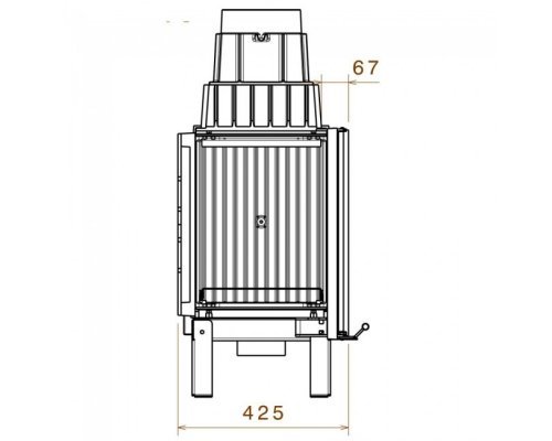 Каминная топка Liseo Castiron LCI 11 GF