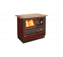 Отопительно-варочная печь с водяным контуром MBS Super Thermo Magnum Red R