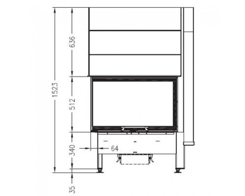 Каминная топка Palazzetti Sunny Fire 80 SX