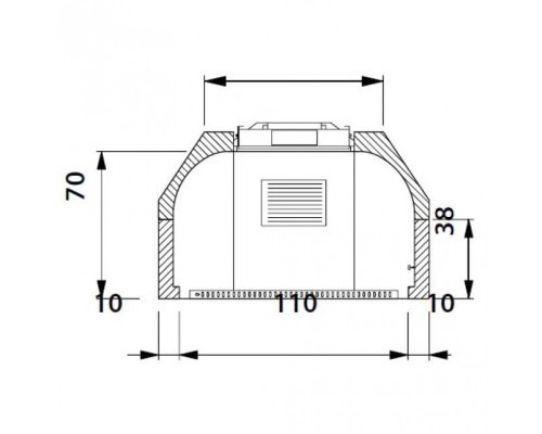 Каминная топка Palazzetti VENTILPALEX VPX 116