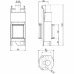 Каминная топка Palazzetti Ecomonoblocco 45 bifacciale