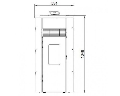 Отопительная печь Palazzetti Ecofire LIA 6 beige