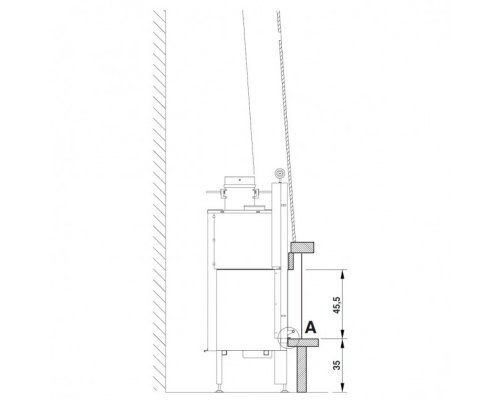 Каминная облицовка Palazzetti Andria, угловая