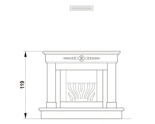 Мраморный портал Palazzetti Este, Rosso Portogallo
