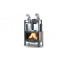 Каминная топка Palazzetti Ecomonoblocco 86 V08 DX, правая
