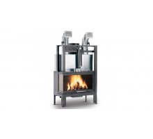 Каминная топка Palazzetti Ecomonoblocco 86 V08 SX, левая