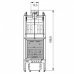 Каминная топка Palazzetti Ecomonoblocco 45 frontal