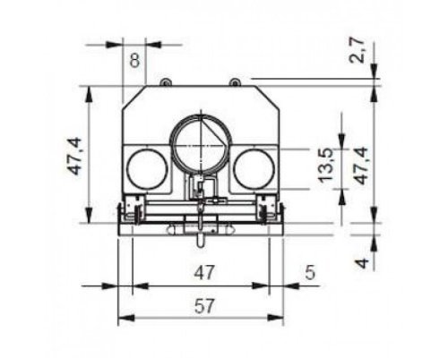 Каминная топка Palazzetti Ecomonoblocco 45 frontal