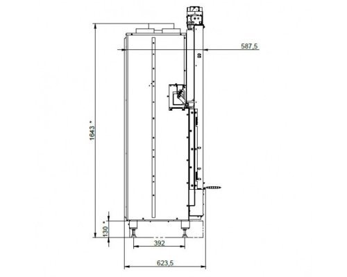 Каминная топка Palazzetti ECOMONOBLOCCO WT 66F V11EPLUS
