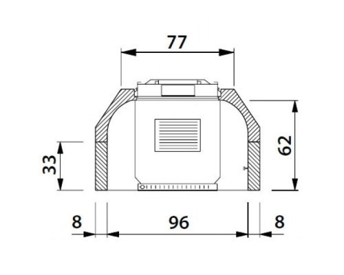 Каминная топка Palazzetti VENTILPALEX VPX 96