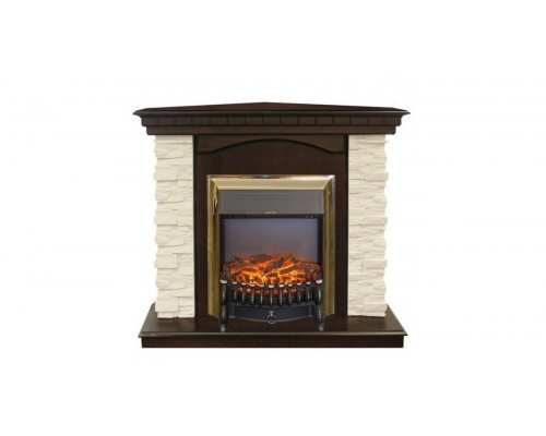 Каминокомплект Realflame Elford Corner STD/EUG с очагом Fobos/Majestik