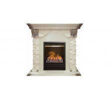 Каминокомплект RealFlame Dublin LUX STD/EUG WT с очагом 3D Olympic