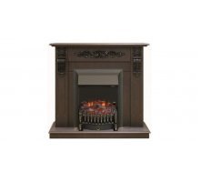 Каминокомплект RealFlame Dominica STD/EUG DN с очагом Fobos s Lux BL/BR, Majestic s Lux BL/BR