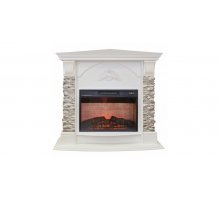 Каминокомплект RealFlame Athena Corner GR STD/EUG/24 WT с очагом Irvine 24