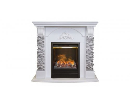 Каминокомплект RealFlame Athena GR STD/EUG/25/24 WT с очагом 3D Olympic