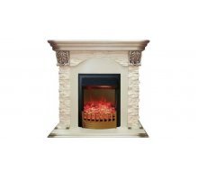 Каминокомплект RealFlame Dublin LUX STD/EUG WT с очагом Rimini