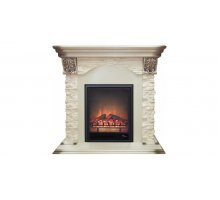 Каминокомплект RealFlame Dublin LUX STD/EUG WT с очагом Eugene