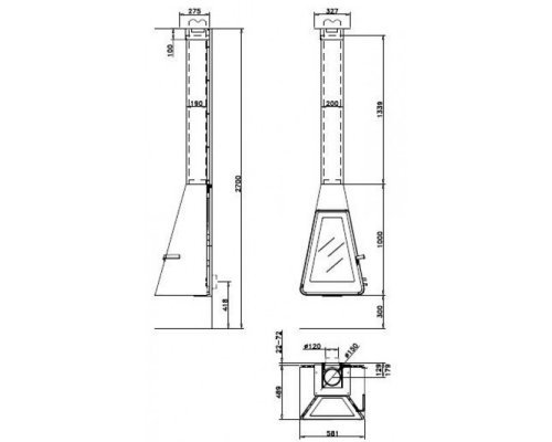 Камин Rocal D-9