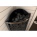 Электрическая печь SAWO DRAGONFIRE Heater King DRFT6-90NS-CNR-P-C (9 кВт, выносной пульт, угловая, нержавейка)