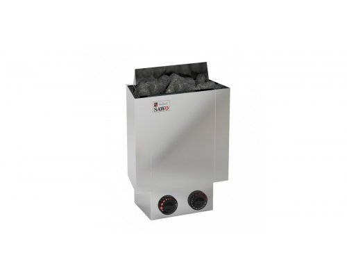 Электрическая печь SAWO NORDEX MINI NRMN-30NB-Z (3,0 кВт, встроенный пульт, внутри оцинковка, снаружи нержавейка)
