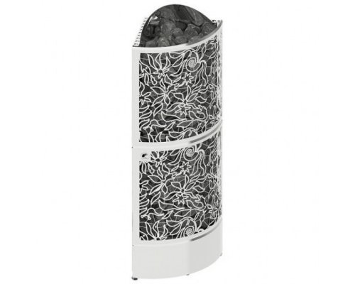 Электрическая печь SAWO DRAGONFIRE Heater King DRFT6-90NS-CNR-P-C (9 кВт, выносной пульт, угловая, нержавейка)