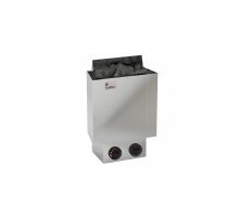 Электрическая печь SAWO NORDEX MINI NRMN-23NB-Z (2,3 кВт, встроенный пульт, внутри оцинковка, снаружи нержавейка)