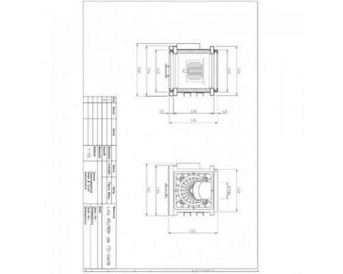 Каминная топка Schmid Lina FD 4580 h