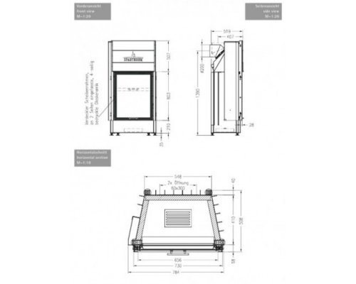 Каминная топка Spartherm Arte Bh 4S